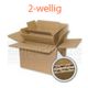 2-wellige Faltkartons, braun nach FEFCO 0201