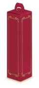 Faltschachtel<br/>1er Rot-Gold Wein/Sekt<br/>330 x 90 x 90 mm