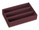Schatullenboden Bordeaux<br/>3er Wein/Sekt<br/>inkl. Einlage<br/>380 x 250 x 90 mm