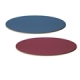 Dekoplatte -M-<br/>Bordeaux/Blau oval<br/>300 x 200 mm