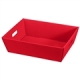 Präsentkorb<br/>Modern Rot -groß-<br/>mit Griffausstanzung<br/>370 x 280 x 120 mm
