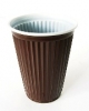 PS-becher <b>0,18 ltr.</b>, braun/weiß <br/>Ø 70,3 mm, Höhe: 91,0 mm<br/><b>Automatenbecher</b><br/>Passender Deckel: <b>10-1395-060</b>