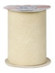 Geschenkband Deko-Vlies<br/>Fb. Creme<br/>50 m x 125 mm