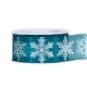 Organzaband Flocke<br/>Türkis<br/>40 mm x 20 m