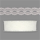 Geschenkband Spitze weiß<br/>B 25 mm x L 15 m