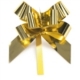 Ziehschleife Grangala<br/>Gold metallic<br/>Ø 9 cm, Breite 19 mm