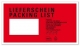 Lieferschein mit Fenster<br/>Packing List<br/>Innenmaß: 225 x 122 mm<br/> <b>Format: DIN lang</b>