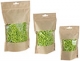 Druckverschlussbeutel 250 ml<br/>natur mit Fenster<br/>110 x 65 x 185 mm