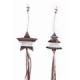 Anhänger Holztanne/-stern<br/>Fb. braun<br/>2-fach sortiert