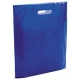 Bunte Plastik-Tragetaschen<br/>Fb. blau<br/>380 x 80 x 440 mm
