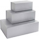 NAPOLI Faltschachtel<br/>matt silber<br/><b>200 x 120 x 80 mm</b>