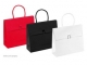 New York Papiertragetasche<br/><b>rot</b>, glanzplastifiziert<br/>230 x 80 x 200 mm