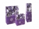 Purple X-MAS glanzplastifiziert<br/>Flaschentragetasche<br/>105 x 105 x 360 mm
