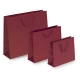 Tragetaschen in Mattoptik<br/>300 x 100 x 250 mm<br/>bordeaux