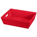Präsentkorb<br/>Modern Rot -groß-<br/>mit Griffausstanzung<br/>370 x 280 x 120 mm Präsentkorb<br/>Modern Rot -groß-<br/>mit Griffausstanzung<br/>370 x 280 x 120 mm