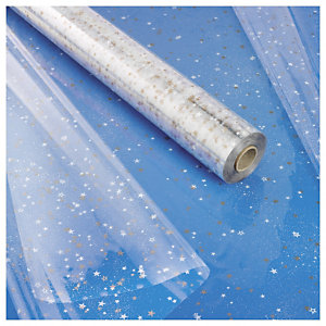 <b>Silbersterne</b><br/>B 80 cm x L 120 m, 35 µ<br/>Rollen-Ø 8,1 cm<br/>Rollenkern-Ø 3,5 cm <b>Silbersterne</b><br/>B 80 cm x L 120 m, 35 µ<br/>Rollen-Ø 8,1 cm<br/>Rollenkern-Ø 3,5 cm