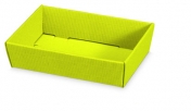 Präsentkörbe 4-eckig<br/>Trendfarben -Limette, Beere, Türkis<br/>Offene Welle