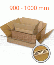 Kartons 1-wellig, braun, 900 bis 1.000 mm Länge