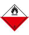 Gefahrgutetiketten Klasse 4.2 - Selbstentzündbarer Stoff