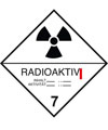 Gefahrgutetiketten Klasse 7A - Radioaktiv I