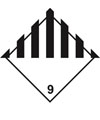 Gefahrgutetiketten Klasse 9 - Gefährlich