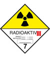 Gefahrgutetiketten Klasse 7C - Radioaktiv III