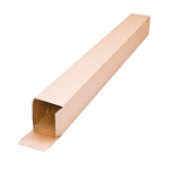 lange einwellige Kartonagen, braun