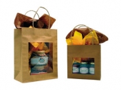 Papiertragetaschen mit Sichtfenster