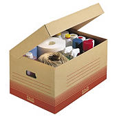 Braune Klappdeckel-Archivboxen Standard