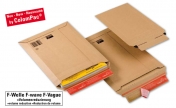 Stabile Versandtasche aus F-Welle, braun im DIN A4-Format
