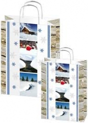 Weihnachtstaschen Wintertime<br/>Papiertragetasche
