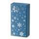Modern blau Metallic Schneeflocken Modern blau Metallic Schneeflocken