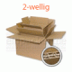 2-wellige braune Faltkartons im DIN A4-Format