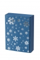 Modern blau Metallic Schneeflocken Modern blau Metallic Schneeflocken