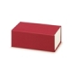 Geschenkbox Elegant Rot<br/>Magnetverschluss - Seitenteile Creme
